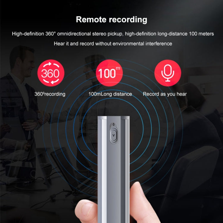 JNN Q72 HD Noise Reduction Long Standby Smart Voice Recorder Recording Device, Capacity:32GB (Black) - Consumer Electronics by buy2fix | Online Shopping UK | buy2fix