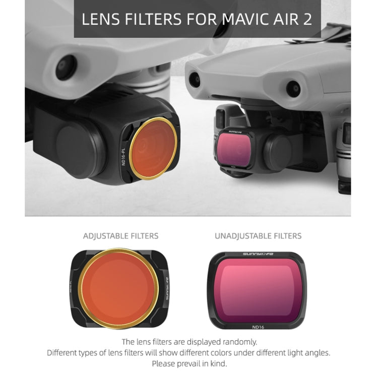 Sunnylife AIR2-FI9281 For DJI Mavic Air 2 ND16 Coating Film Lens Filter - DJI & GoPro Accessories by Sunnylife | Online Shopping UK | buy2fix
