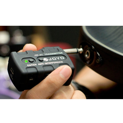 JOYO JW-01 Low Noise Portability Guitar Wireless Audio Transmitter Audio Receiver, Plug:UK Plug(Black) - String Instrument Accessories by JOYO | Online Shopping UK | buy2fix