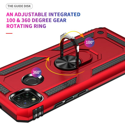 For Xiaomi Redmi 9C Shockproof TPU + PC Protective Case with 360 Degree Rotating Holder(Black) - Xiaomi Accessories by buy2fix | Online Shopping UK | buy2fix