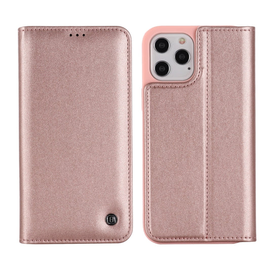 For iPhone 12 mini GEBEI PU+TPU Horizontal Flip Protective Case with Holder & Card Slots (Rose Gold) - iPhone 12 mini Cases by GEBEI | Online Shopping UK | buy2fix