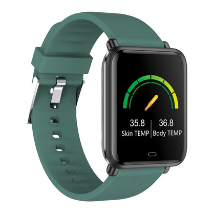 Q9T 1.3 inch TFT Touch Screen Dual-mode Bluetooth Smart Watch, Support Body Temperature Detection / Blood Oxygen Monitor / Blood Pressure Monitor(Green) - Smart Wear by buy2fix | Online Shopping UK | buy2fix