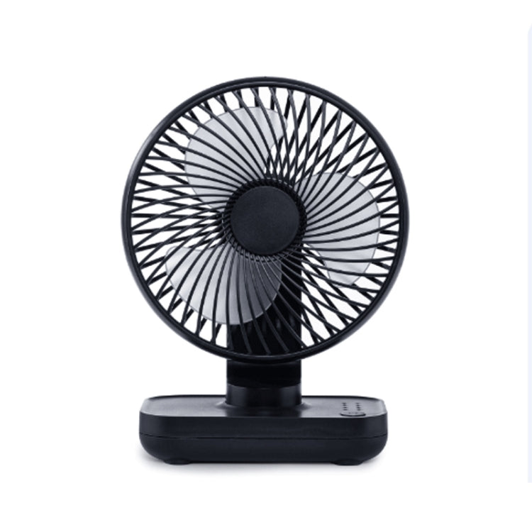 D606 4W USB Rechargeable Portable Four-speed Adjustable Desktop Fan(Black) - Electric Fans by buy2fix | Online Shopping UK | buy2fix