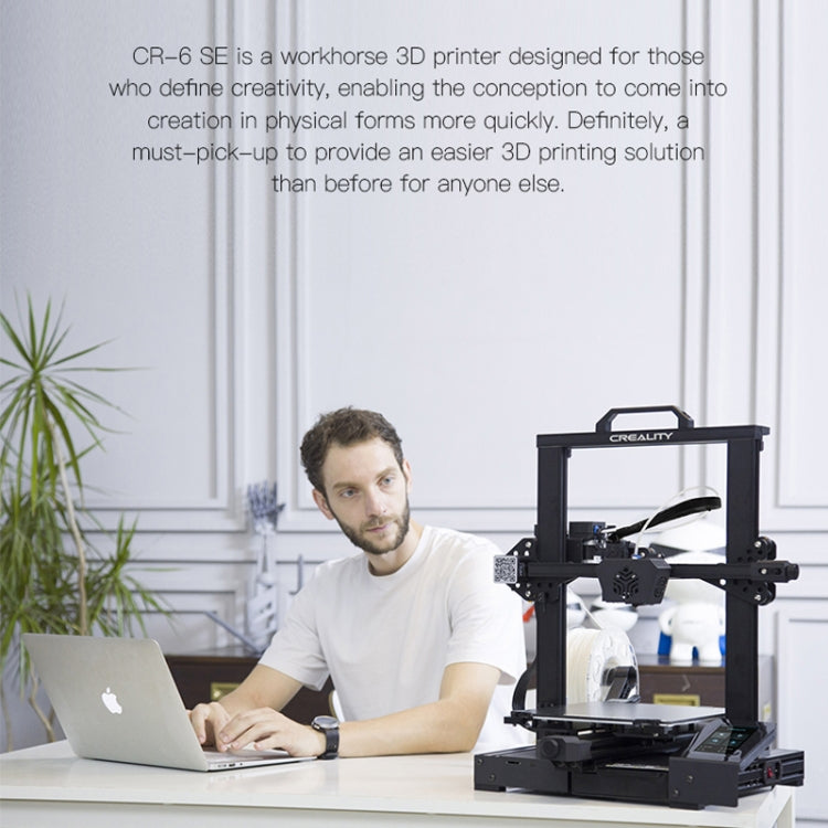 CREALITY CR-6 SE 350W Intelligent Leveling-free DIY 3D Printer, Print Size : 23.5 x 23.5 x 25cm, AU Plug - 3D Printer by Creality | Online Shopping UK | buy2fix