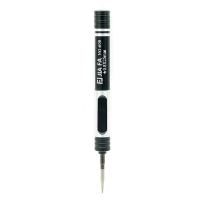 JIAFA JF-608-02 Five Star 0.8 Screwdriver for iPhone Charging Port Screws(Black) - Screwdriver by JIAFA | Online Shopping UK | buy2fix