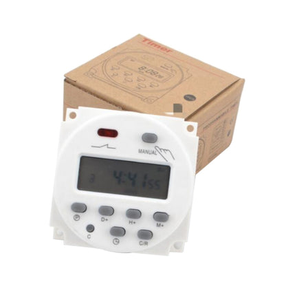 CN101A AC110V Microcomputer Time Switch Digital LCD Power Timer - Smart Switch by buy2fix | Online Shopping UK | buy2fix