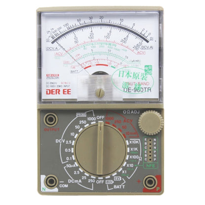 DE-960TR Pointer Precision Springs LCD Screen Display Mechanical Multimeter - Digital Multimeter by buy2fix | Online Shopping UK | buy2fix