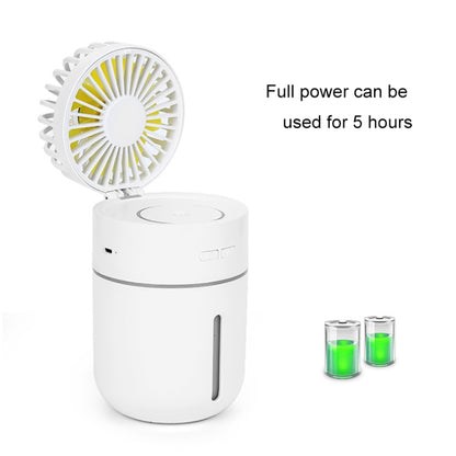 T9 Portable Adjustable USB Charging Desktop Humidifying Fan with 3 Speed Control (Blue) - Consumer Electronics by buy2fix | Online Shopping UK | buy2fix