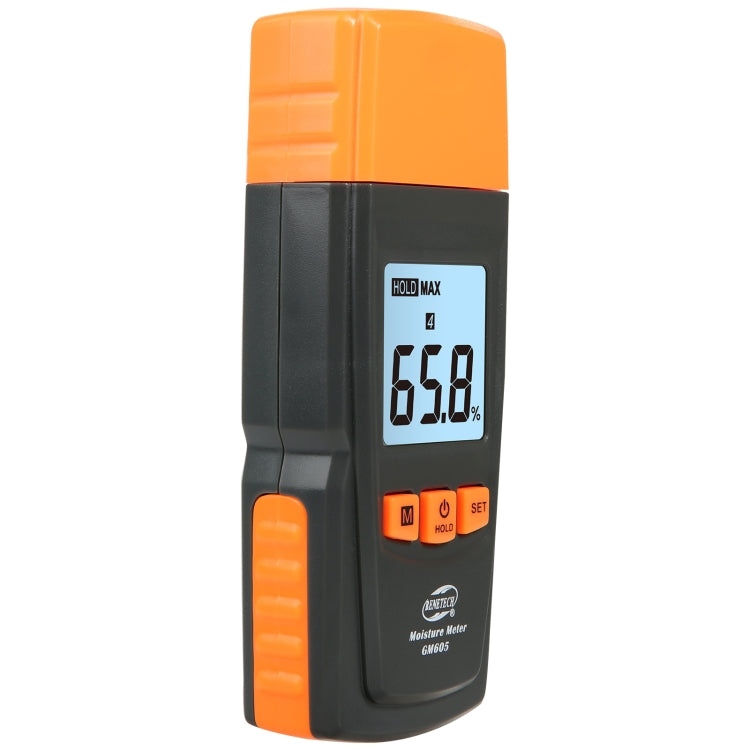 BENETECH GM605 Digital Wood Moisture Meter Humidity Tester Timber Damp Detector - Consumer Electronics by BENETECH | Online Shopping UK | buy2fix