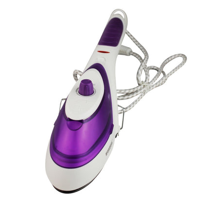 YB-888 900W 2 in 1 Multifunction Household Small Handheld Ironer Travel Portable Handheld Steam Hanging Hot Machine with Steam Brush & Measuring Cup, EU Plug(Purple) - Home & Garden by buy2fix | Online Shopping UK | buy2fix