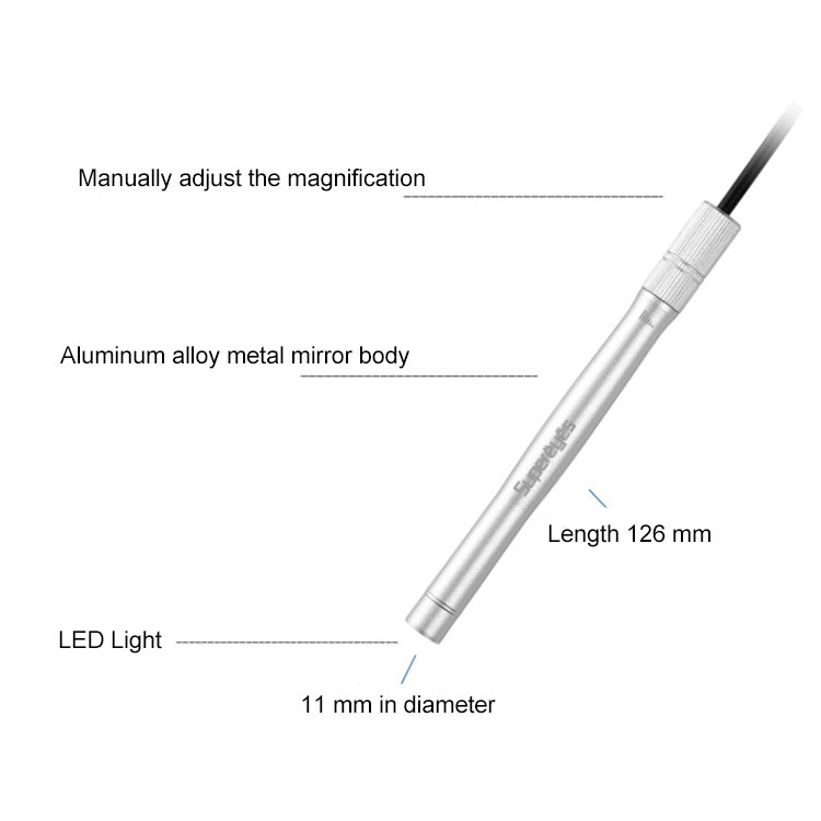 Supereyes B005 Digital Electronic Endoscope Industrial Stamp Insect Mites Magnifying Glass -  by Supereyes | Online Shopping UK | buy2fix