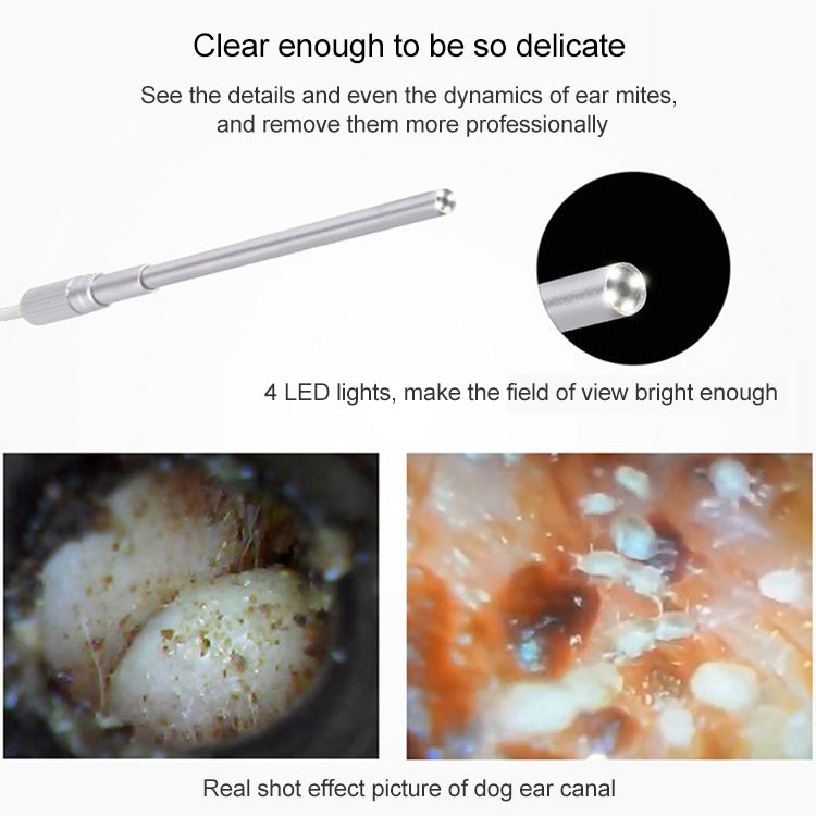 Supereyes Y003 Pet Ear Canal Nasal Cavity Waterproof Electronic Digital Endoscope -  by Supereyes | Online Shopping UK | buy2fix