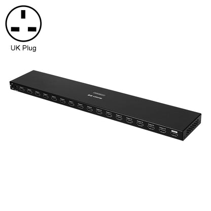 Measy SPH116 1 to 16 4K HDMI 1080P Simultaneous Display Splitter(UK Plug) - Splitter by Measy | Online Shopping UK | buy2fix