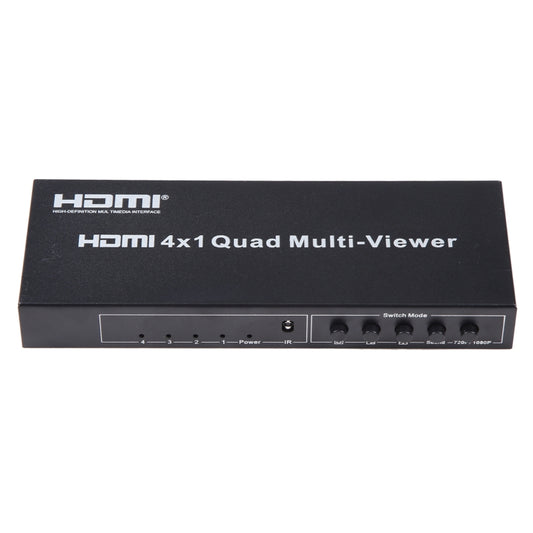 4 in 1 Out HDMI Quad Multi-viewer with Seamless Switcher, AU Plug -  by buy2fix | Online Shopping UK | buy2fix