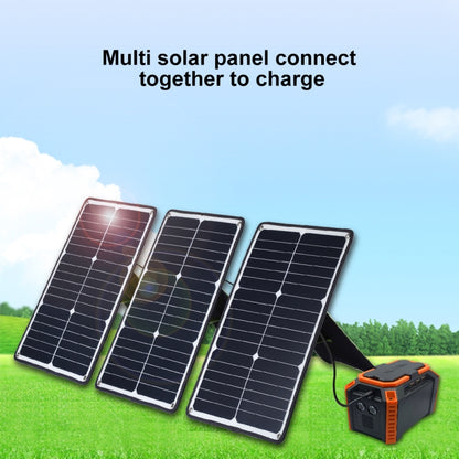 HAWEEL 3 PCS 20W Monocrystalline Silicon Solar Power Panel Charger, with USB Port & Holder & Tiger Clip, Support QC3.0 and AFC(Black) - Charger by HAWEEL | Online Shopping UK | buy2fix