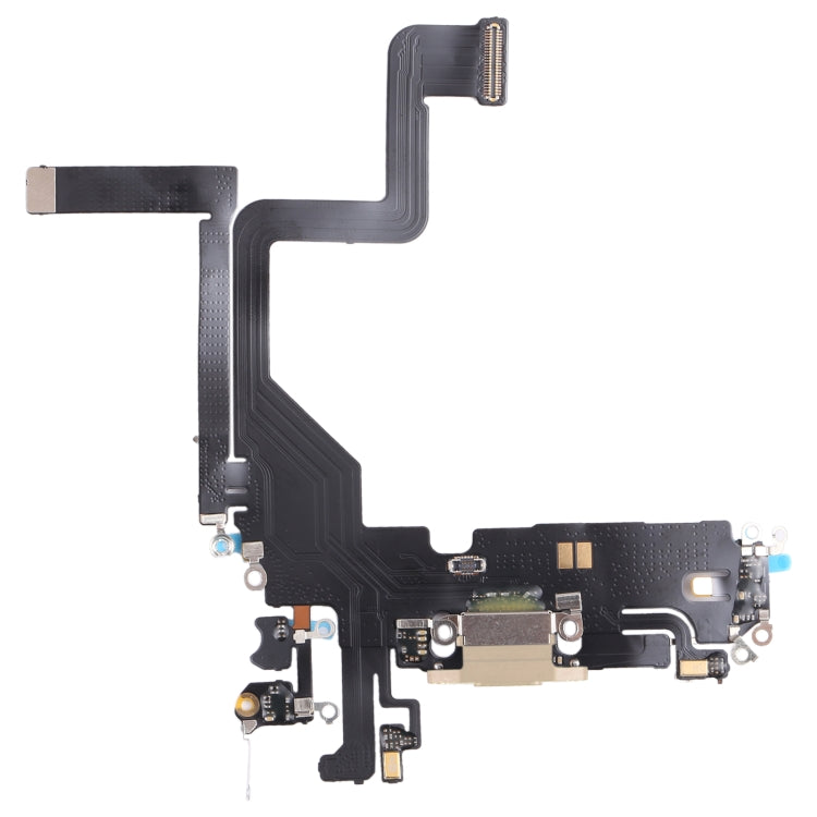 For iPhone 14 Pro Charging Port Flex Cable (Gold) -  by buy2fix | Online Shopping UK | buy2fix