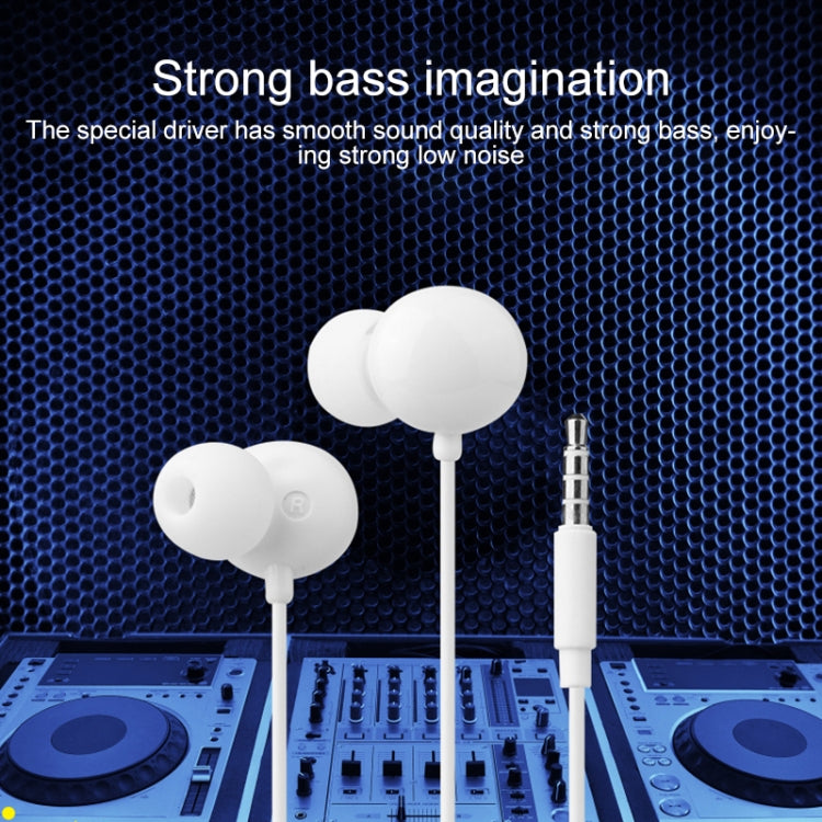 IVON E50 3.5mm Stereo Noise Reduction Earphone (White) - In Ear Wired Earphone by IVON | Online Shopping UK | buy2fix