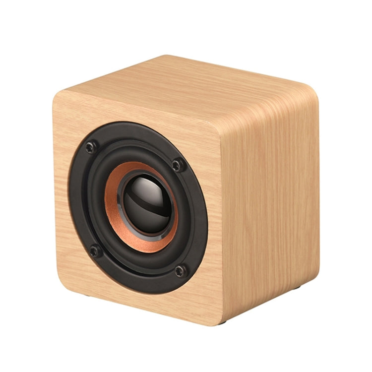 Q1 Wooden Mini Portable Mega Bass Wireless Bluetooth Speaker(Yellow) - Mini Speaker by buy2fix | Online Shopping UK | buy2fix