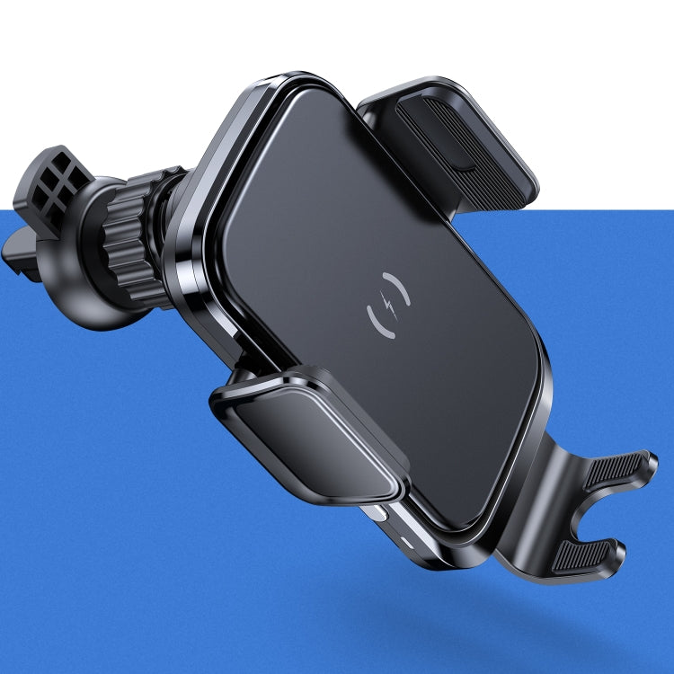 X7 Car Wireless Charging Mobile Phone Gravity Bracket Holder Suction Cup Bracket (Black) - In Car by buy2fix | Online Shopping UK | buy2fix