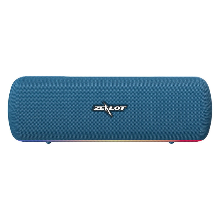 ZEALOT S55 Portable Stereo Bluetooth Speaker with Built-in Mic, Support Hands-Free Call & TF Card & AUX (Blue) - Desktop Speaker by ZEALOT | Online Shopping UK | buy2fix