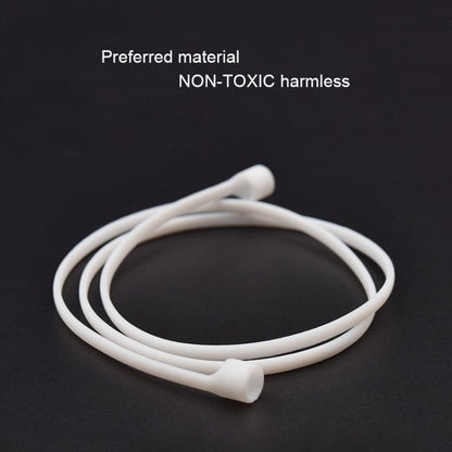 Wireless Bluetooth Earphone Anti-lost Strap Silicone Unisex Headphones Anti-lost Line for Apple AirPods 1/2, Cable Length: 60cm(White) - Apple Accessories by buy2fix | Online Shopping UK | buy2fix