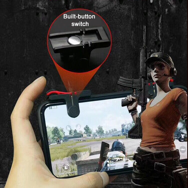 D9 1 Pair Mobile Phone Gaming Handle L / R Shooter PUBG Game Controller - Handle Shooter by buy2fix | Online Shopping UK | buy2fix