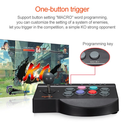 PXN PXN-0082 Gladiator Street Machine Game Handle Rocker Controller for Nintendo Switch / PC / Android System / PS3 / PS4 / XboxOne - Gamepads by PXN | Online Shopping UK | buy2fix