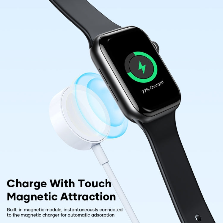 2 in 1 USB to 8 Pin + + Magnetic Watch Wireless Charger Data Cable, Cable Length: 1.2m - 2 in 1 Cable by buy2fix | Online Shopping UK | buy2fix