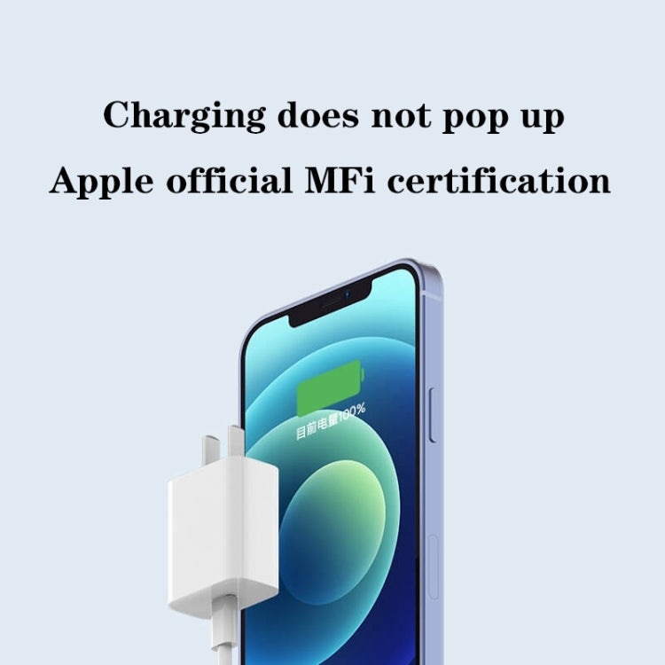 Original Xiaomi 20W MFi Certification USB-C / Type-C Charger with 8 Pin Cable, US Plug (White) - USB Charger by Xiaomi | Online Shopping UK | buy2fix