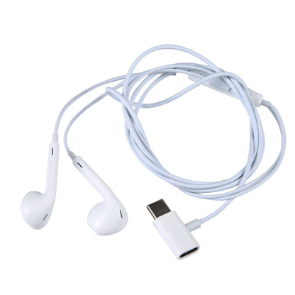 JBC-193 USB-C / Type-C Wired Control Earphone with USB-C / Type-C Interface Adapter, Support Charging / Calling - Type-C Earphone by buy2fix | Online Shopping UK | buy2fix