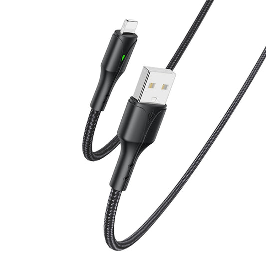 Yesido CA97 2.4A USB to 8 Pin Charging Cable with Indicator Light, Length: 1.2m - Normal Style Cable by Yesido | Online Shopping UK | buy2fix