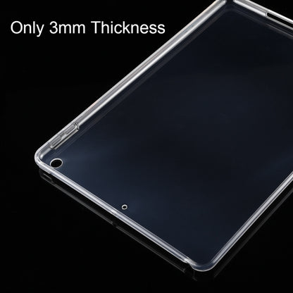 For iPad 10.2 2021 / 2020 / 2019 3mm HD Transparent TPU Soft Protective Case(Transparent) - Apple Accessories by buy2fix | Online Shopping UK | buy2fix