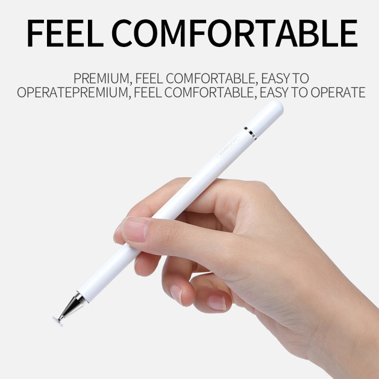 JOYROOM JR-BP560 Excellent Series Portable Universal Passive Disc Head Capacitive Pen with Replaceable Refill(Black) - Stylus Pen by JOYROOM | Online Shopping UK | buy2fix