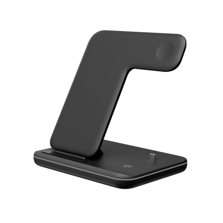 Z5 QI Vertical Magnetic Wireless Charger for Mobile Phones & Apple Watches & AirPods / Xiaomi Redmi AirDots, with Touch Ring Light (Black) - Apple Accessories by buy2fix | Online Shopping UK | buy2fix