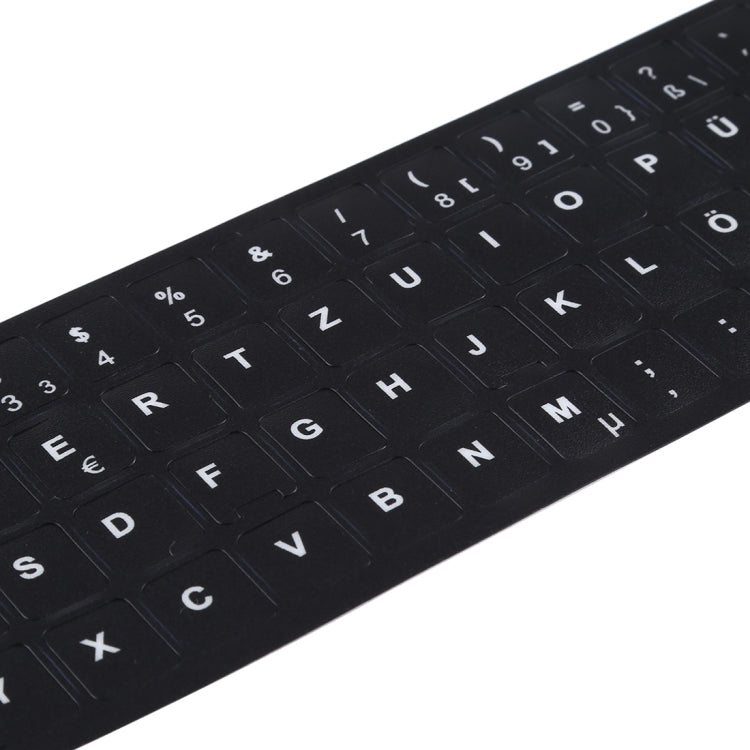 German Learning Keyboard Layout Sticker for Laptop / Desktop Computer Keyboard - Computer & Networking by buy2fix | Online Shopping UK | buy2fix