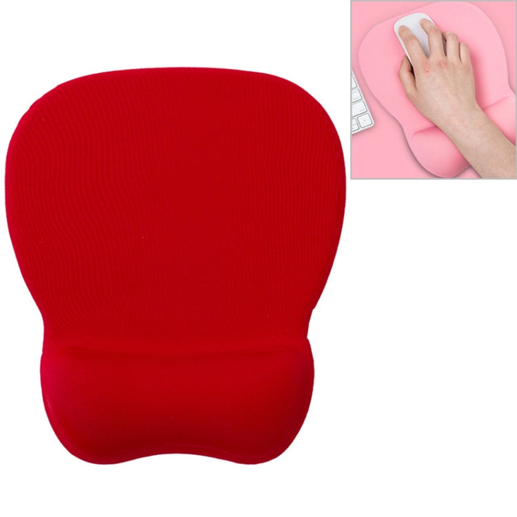 MONTIAN MF-01 Oval Slow Rebound Memory Cotton Soft Bracer Mouse Pad(Red) - Mouse Pads by buy2fix | Online Shopping UK | buy2fix