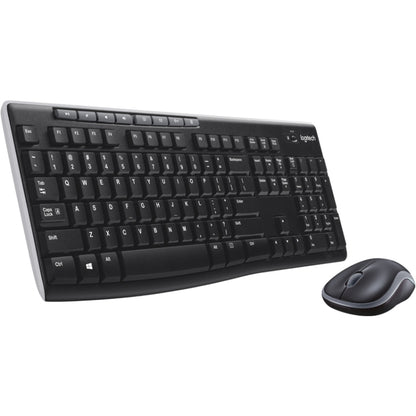 Logitech MK270 2.4GHz Wireless Keyboard + Mouse Set(Black) - Wireless Keyboard by Logitech | Online Shopping UK | buy2fix