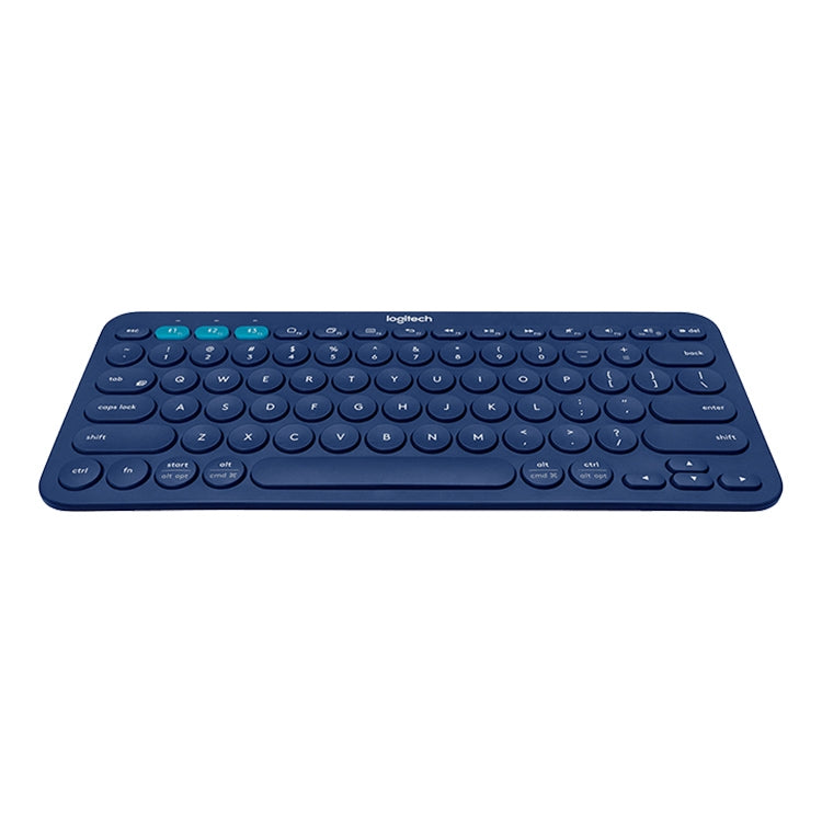 Logitech K380 Portable Multi-Device Wireless Bluetooth Keyboard (Blue) - Wireless Keyboard by Logitech | Online Shopping UK | buy2fix