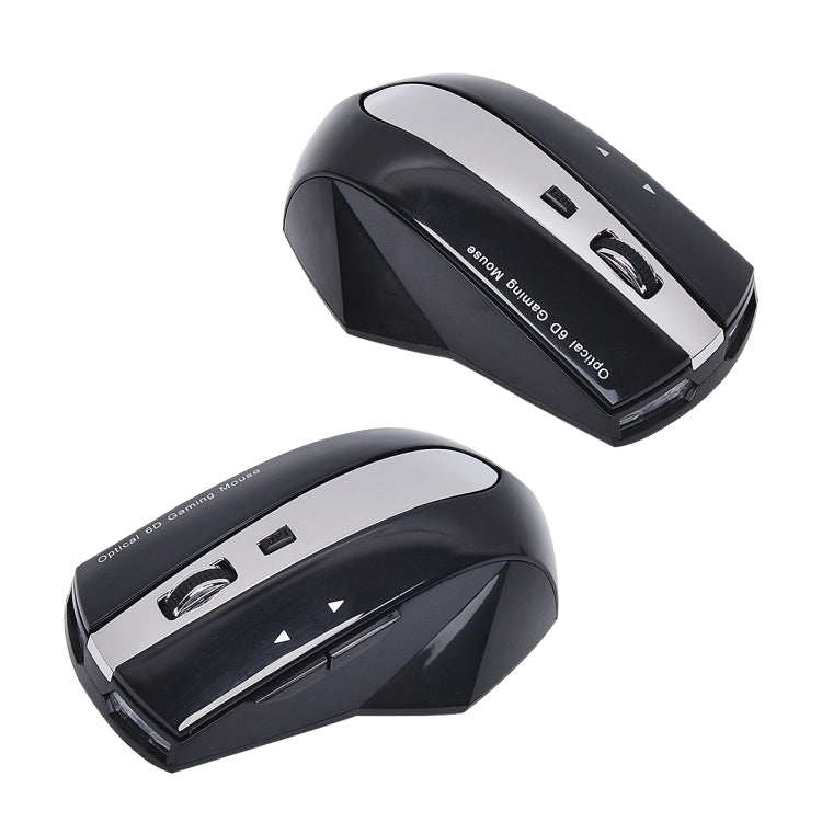 MZ-011 2.4GHz 1600DPI Wireless Rechargeable Optical Mouse with HUB Function(Black) - Wireless Mice by buy2fix | Online Shopping UK | buy2fix
