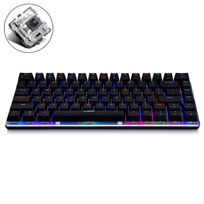 Ajazz 82 Keys Laptop Computer RGB Light Gaming Mechanical Keyboard (Black Shaft) - Wired Keyboard by Ajazz | Online Shopping UK | buy2fix