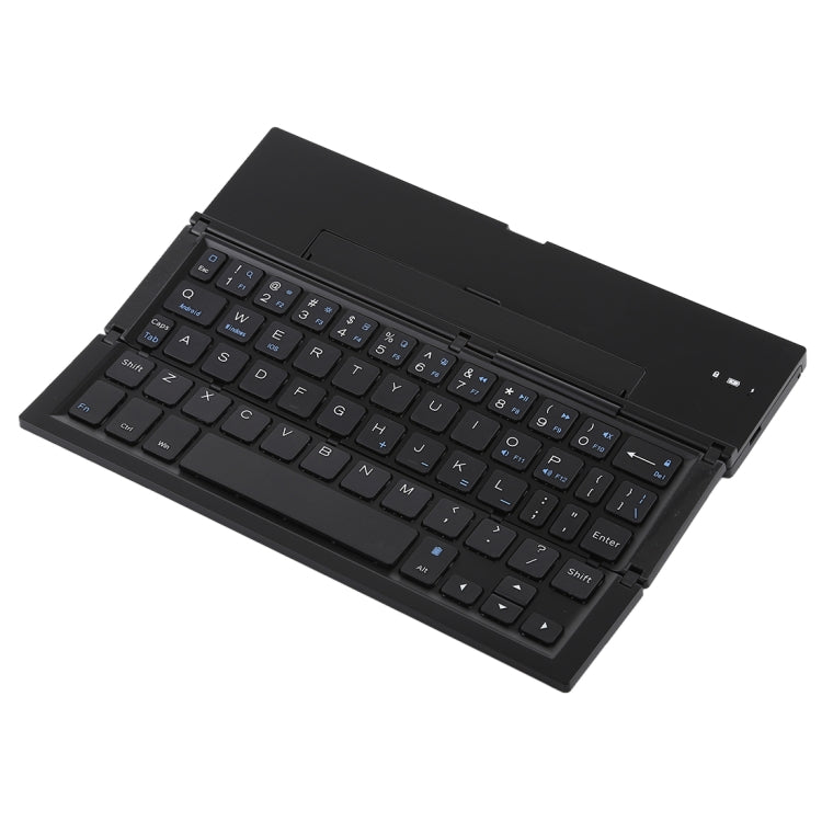 GK608 Ultra-thin Foldable Bluetooth V3.0 Keyboard, Built-in Holder, Support Android / iOS / Windows System (Black) - Wireless Keyboard by buy2fix | Online Shopping UK | buy2fix