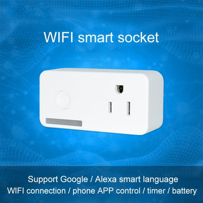 10A WiFi 2.4GHz APP Remote Control Timing Smart Socket Works with Alexa & Google Home, AC 110-250V, US Plug - Consumer Electronics by buy2fix | Online Shopping UK | buy2fix