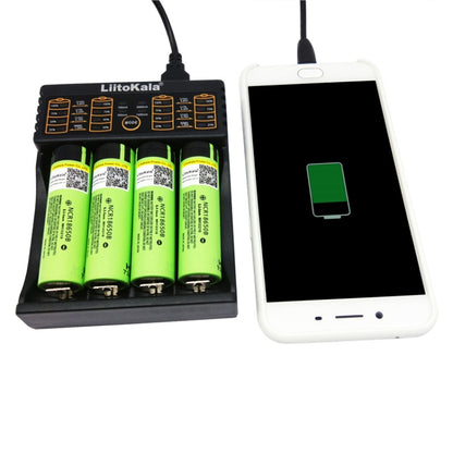 LiitoKala lii-402 4 In 1 Lithium Battery Charger for Li-ion IMR 18650, 18490, 18350, 17670, 17500, 16340(RCR123), 14500, 10440 - Consumer Electronics by buy2fix | Online Shopping UK | buy2fix