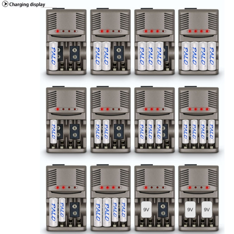 AC 100-240V 4 Slot Battery Charger for AA & AAA & 9V Ni-MH Battery, AU Plug - Consumer Electronics by buy2fix | Online Shopping UK | buy2fix