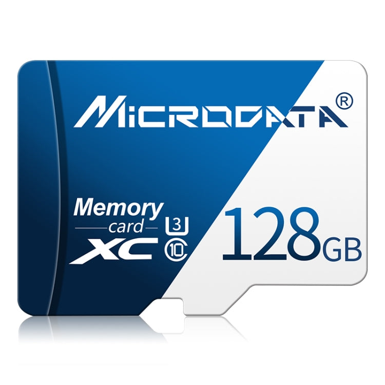 MICRODATA 128GB U3 Blue and White TF(Micro SD) Memory Card - Micro SD Card by MiCRODATA | Online Shopping UK | buy2fix