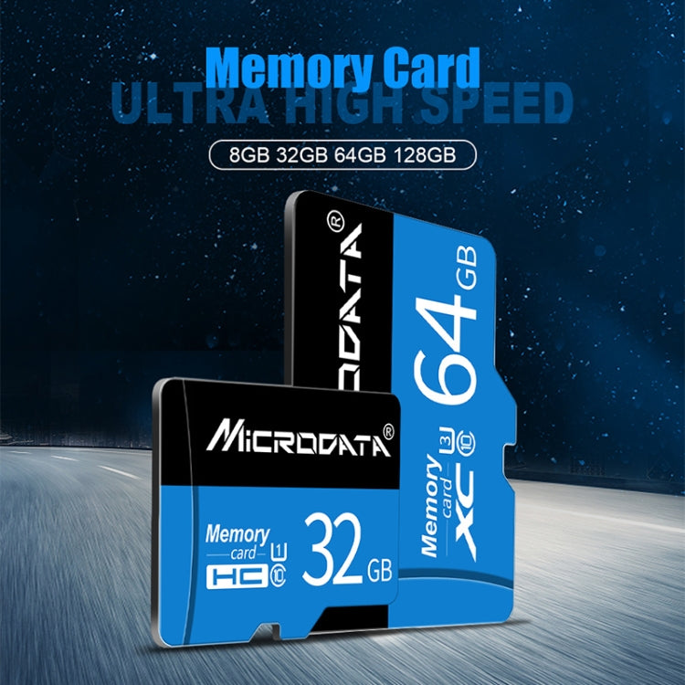 MICRODATA 128GB U3 Blue and Black TF(Micro SD) Memory Card - Micro SD Card by MiCRODATA | Online Shopping UK | buy2fix