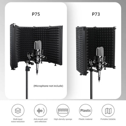 XTUGA P75 Foldable Recording Microphone Isolation Shield - Windshield by XTUGA | Online Shopping UK | buy2fix