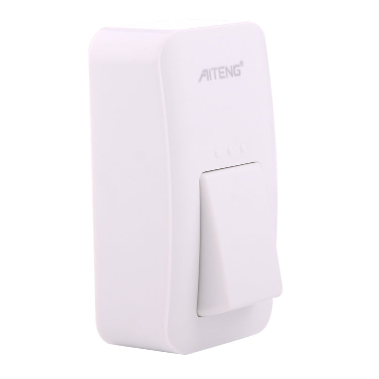 AITENG V026G Life Waterproof Battery-Free Wireless Doorbell, 1 Receiver + 1 x Transmitter, Receiver Distance: 130m, US Plug - Security by AITENG | Online Shopping UK | buy2fix