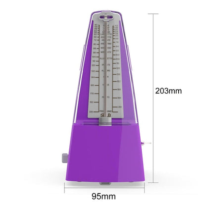 Piano Guitar Drum Violin Zither Universal Mechanical Metronome, Classic Version(Purple) - Stringed Instruments by buy2fix | Online Shopping UK | buy2fix