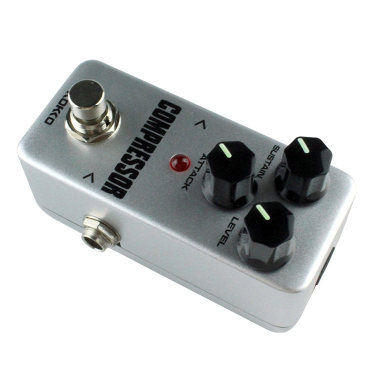 KOKKO FCP2 Mini Electric Guitar Monoblock Compressor Effects Pedal(Grey) - Guitar Tuner by KOKKO | Online Shopping UK | buy2fix